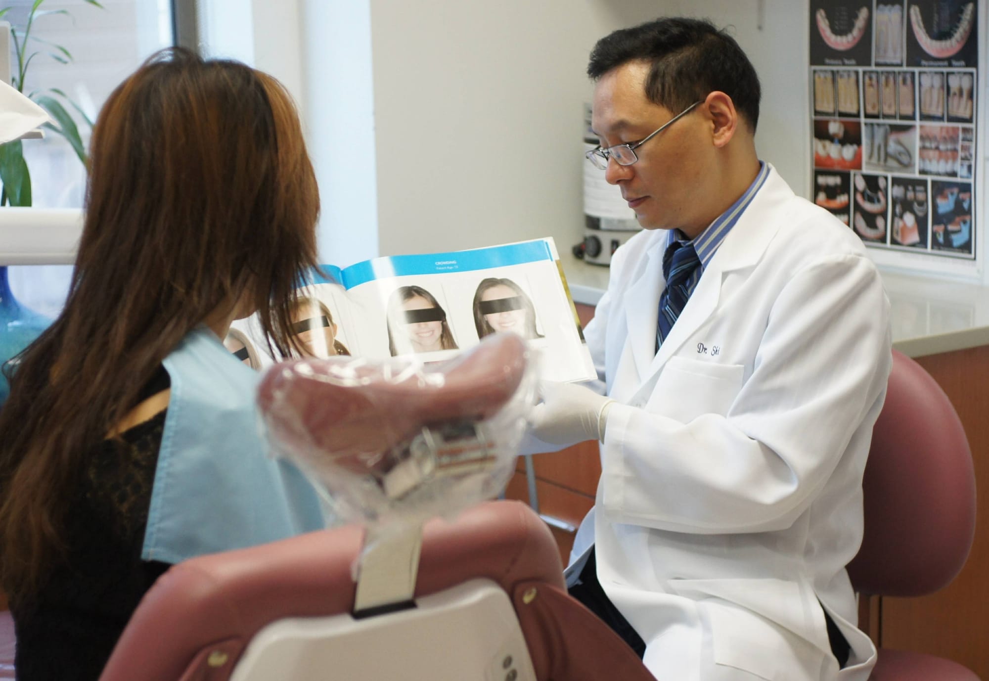 Pinhole gum rejuvenation consultation room at Centre Dental NYC