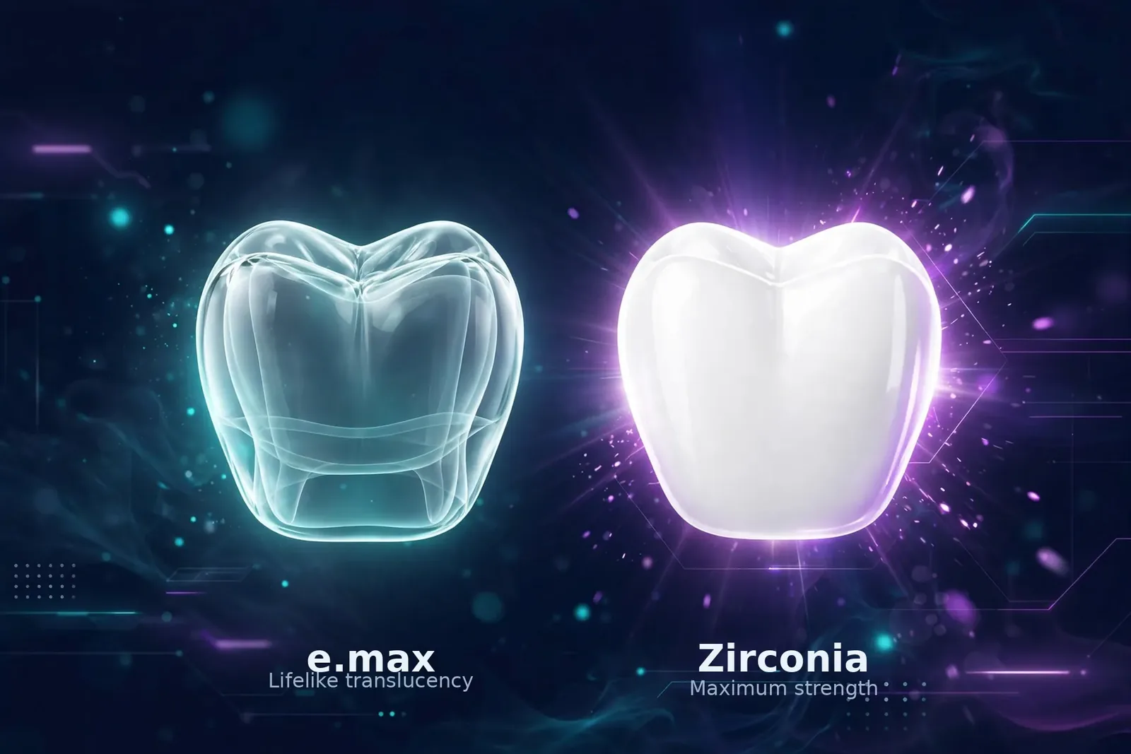 Emax vs zirconia crown materials: Emax for lifelike translucency, zirconia for maximum strength — Centre Dental NYC
